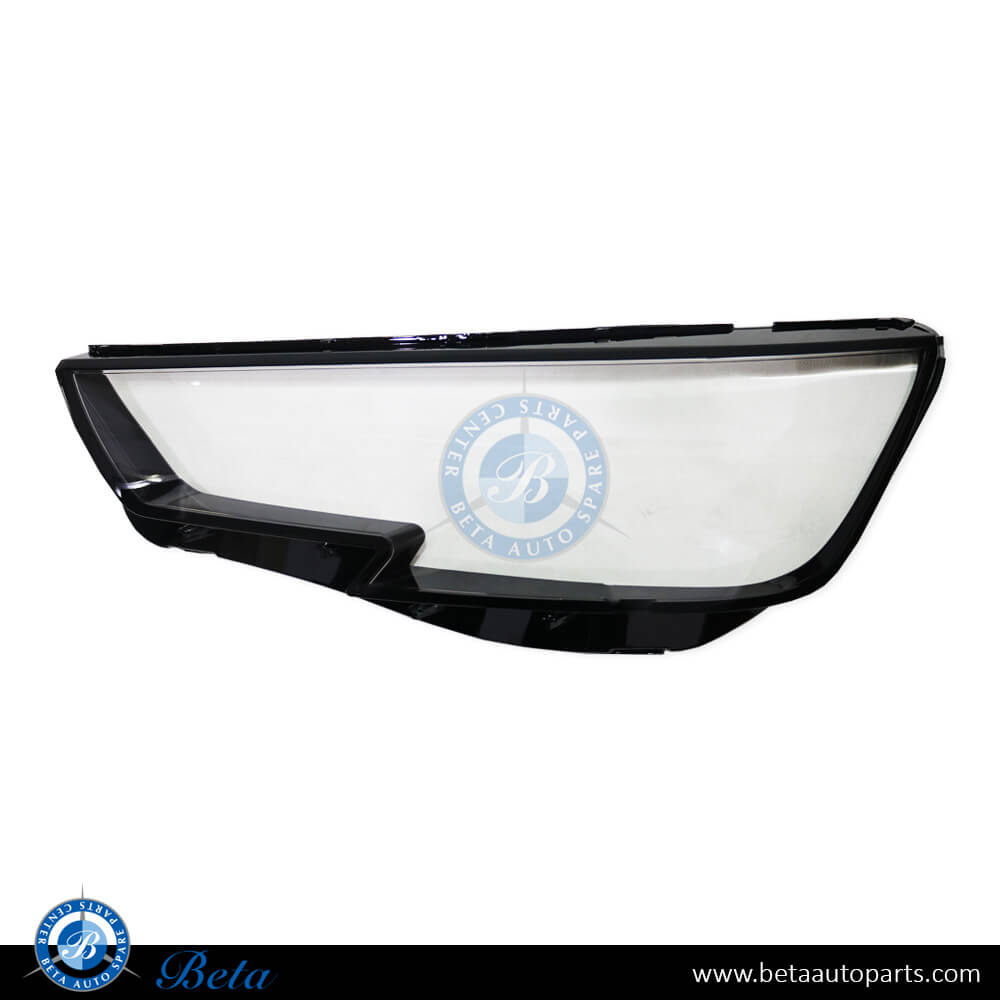 Left Side Headlamp Lens for Audi A4 2016-2019 models, Part Number 8W0941043 Left Side Headlamp Lens for Audi A4 2016-2019 models, Part Number 8W0941043